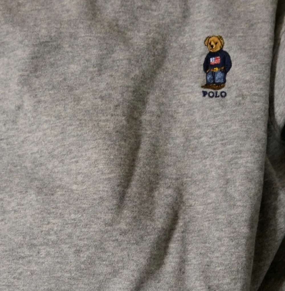 Polo Ralph Lauren Vintage Polo Embroidered Bear Hoodie/Sweater  2013 Men Sz XXL - Picture 3 of 6